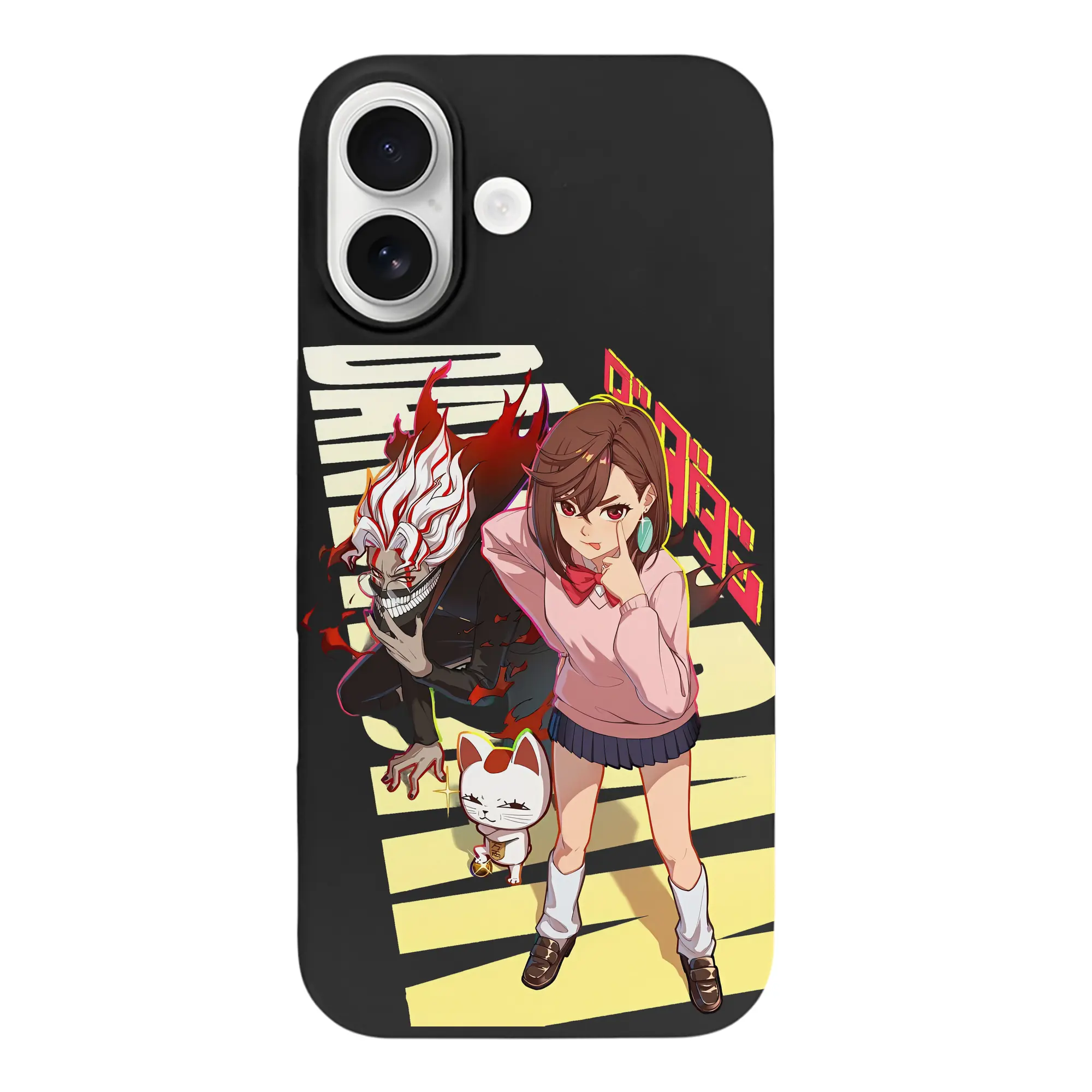 ダンダダン グッズ,綾瀬桃 - iPhone 17 シリーズ シリコンケース 薄型 耐衝撃 指紋防止 ソフトタッチカバー 精密フィット 傷防止 保護ケース iPhone 17/17 Air/17 Pro/17 Pro Max 対応